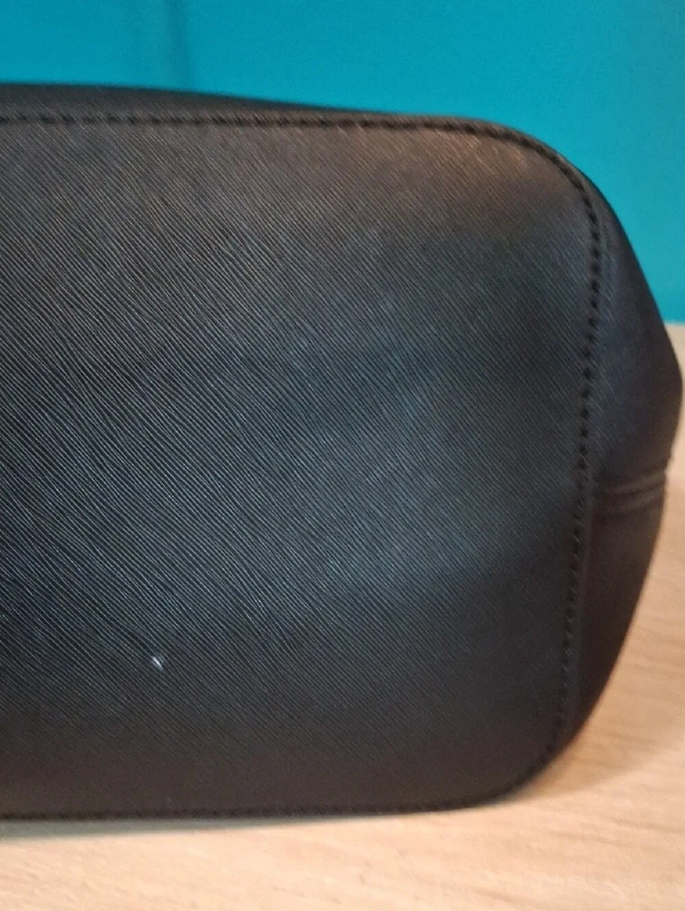 Michael Kors Jet Set Black Tote with Gold Accent Charm